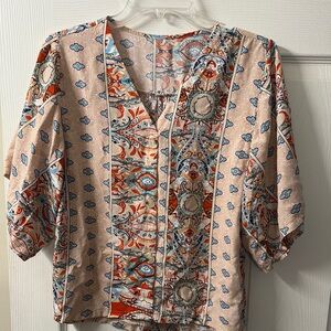 Floral Paisley Women's Top